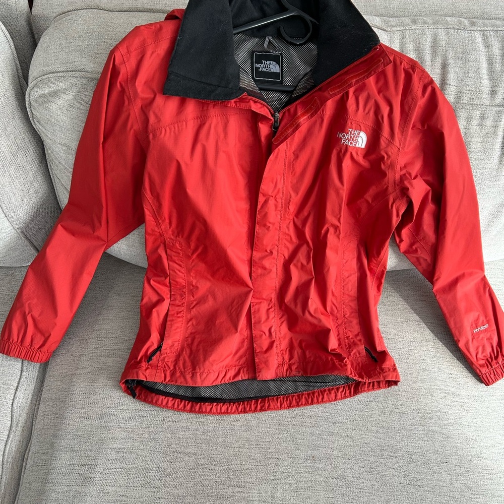 The North Face Red Windbreaker Jacket